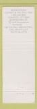 Matchbook Cover - Primrose Hotel Toronto ON