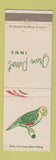 Matchbook Cover - Green Parrot Inns Kirkwood MO
