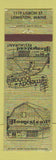 Matchbook Cover - Homestead Restaurant Lewiston ME
