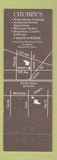 Matchbook Cover - Chubby's Restaurant Plano Dallas TX