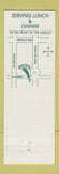 Matchbook Cover - Justa Pasta Italian Coral Gables FL