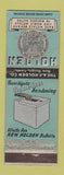 Matchbook Cover - Holden Metal Baths New Haven CT WEAR