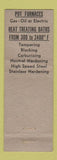 Matchbook Cover - Holden Metal Baths New Haven CT WEAR