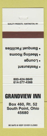 Matchbook Cover - Grandview Inn South Point OH