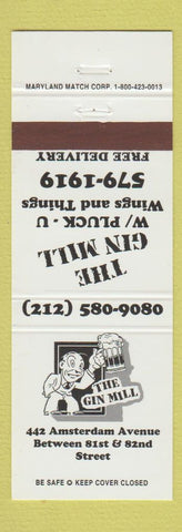 Matchbook Cover - The Gin Mill