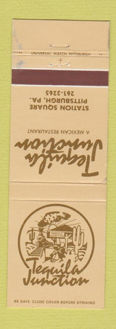 Matchbook Cover - Tequila Junction Mexican Pittsburgh PA WEAR