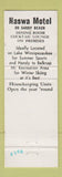 Matchbook Cover - Naswa Motel Cottages Weiers Beach NH WEAR