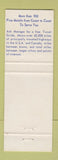 Matchbook Cover - Driftwood Lodge Restaurant Springdale UT Best Western