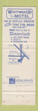 Matchbook Cover - Westward Ho 7 Seas Motel Anaheim CA Disneyland reference