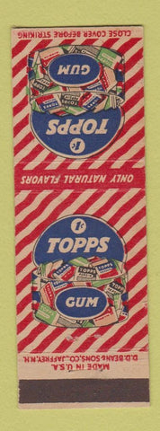 Matchbook Cover - Topps Chewing Gum