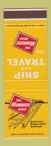 Matchbook Cover - Milwaukee Road Railroad