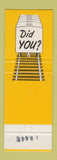 Matchbook Cover - Milwaukee Road Railroad