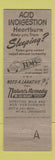 Matchbook Cover - Tums Antacid Fly Fishing Scarlet Ibis