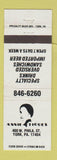 Matchbook Cover - Annie Tiques  York PA restaurant WEAR