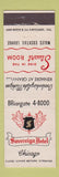 Matchbook Cover - Sovereign Hotel Chicago IL