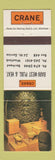 Matchbook Cover - Crane Barr West Plumbing HEAting Barrhead Westlock