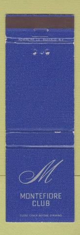 Matchbook Cover - Montefiore Club Buffalo? NY