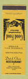 Matchbook Cover - Dutch Oven Restaurant New Philadelphia OH