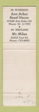 Matchbook Cover - Ginopolis' Capraro Restaurant Redford MI Pizza