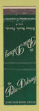 Matchbook Cover - Patio Delray Restaurant Delray Beach FL