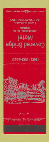 Matchbook Cover - Covered Bridge Motel Jackson NH