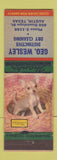 Matchbook Cover - Geo Wesley Dry Cleaning Austin TX Chihuahua