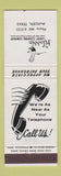 Matchbook Cover - Aladdin Carpet Cleaning Company McAllen TX
