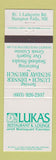 Matchbook Cover - Luka's Restaurant Hampton Falls NH