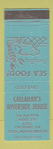 Matchbook Cover - Callahan's Riverside House Essex MA