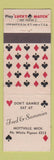 Matchbook Cover - Fred & Sammies Restaurant Mottville MI