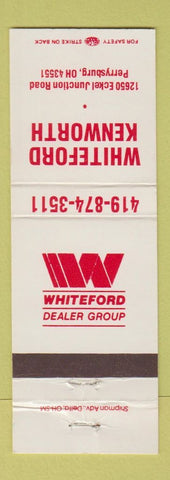 Matchbook Cover - Whiteford Kenworth Trucks Perrysburg OH