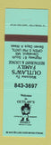 Matchbook Cover - Outlaw's Family Restaurant Cleveland MS