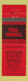 Matchbook Cover - Motor Haven Motel Medford OR