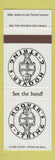 Matchbook Cover - Hoover G Strings Band