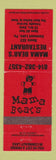 Matchbook Cover - Mama Bear's Restaurant Conneaut Lake PA