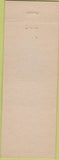 Matchbook Cover - Camp Meeker Grocery gas oil CA yellow