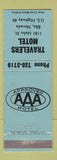 Matchbook Cover - Travelers Motel Elko NV WEAR