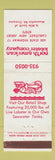 Matchbook Cover - North American Lobster Company Carlstadt NJ