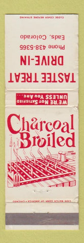 Matchbook Cover - Tastee Treat Drive In Eads Colorado WEAR