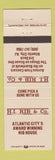 Matchbook Cover - HI Rib Company Atlantic City NJ