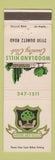 Matchbook Cover - Woodland Hills Country Club Los Angeles? CA