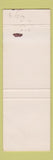 Matchbook Cover - Benny V's Restaurant Eastlake OH