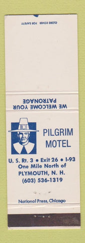 Matchbook Cover - Pilgrim Motel Plymouth NH