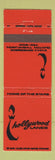 Matchbook Cover - Hollywood Lanes Bowling Clinton Township MI