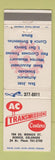 Matchbook Cover - AC Transmission Centers Denver Colorado
