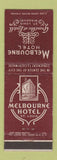 Matchbook Cover - Melbourne Hotel St Louis MO WEAR