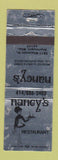 Matchbook Cover - Nancy's Restaurant Sturtevant WI WEAR
