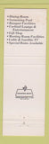 Matchbook Cover - Larry Holmes Commodore Inn Phillipsburg NJ