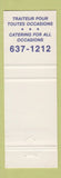 Matchbook Cover - LA Brasserie 12 Lachine QC WEAR