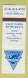 Matchbook Cover - Langara Fishing Lodge Queen Charlotte Islands